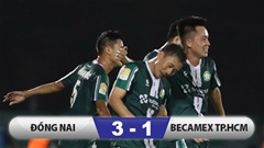 Kết quả Đồng Nai 3–1 Becamex TP.HCM: Thắng cách biệt, Đồng Nai tạo cú sốc!